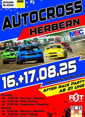 Autocross 2025 Plakat